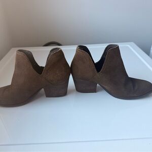 Steve Madden Brown Suede Ankle Boots
